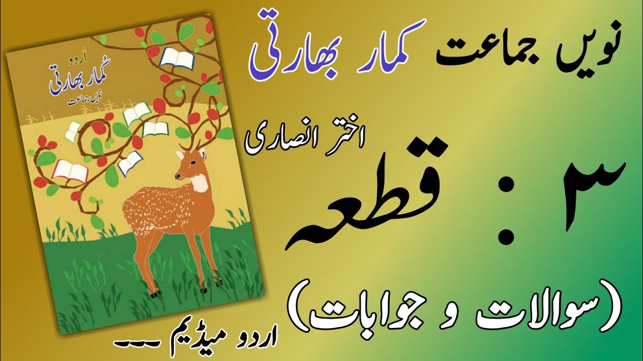 9TH  -  Urdu ( Qita 3 )