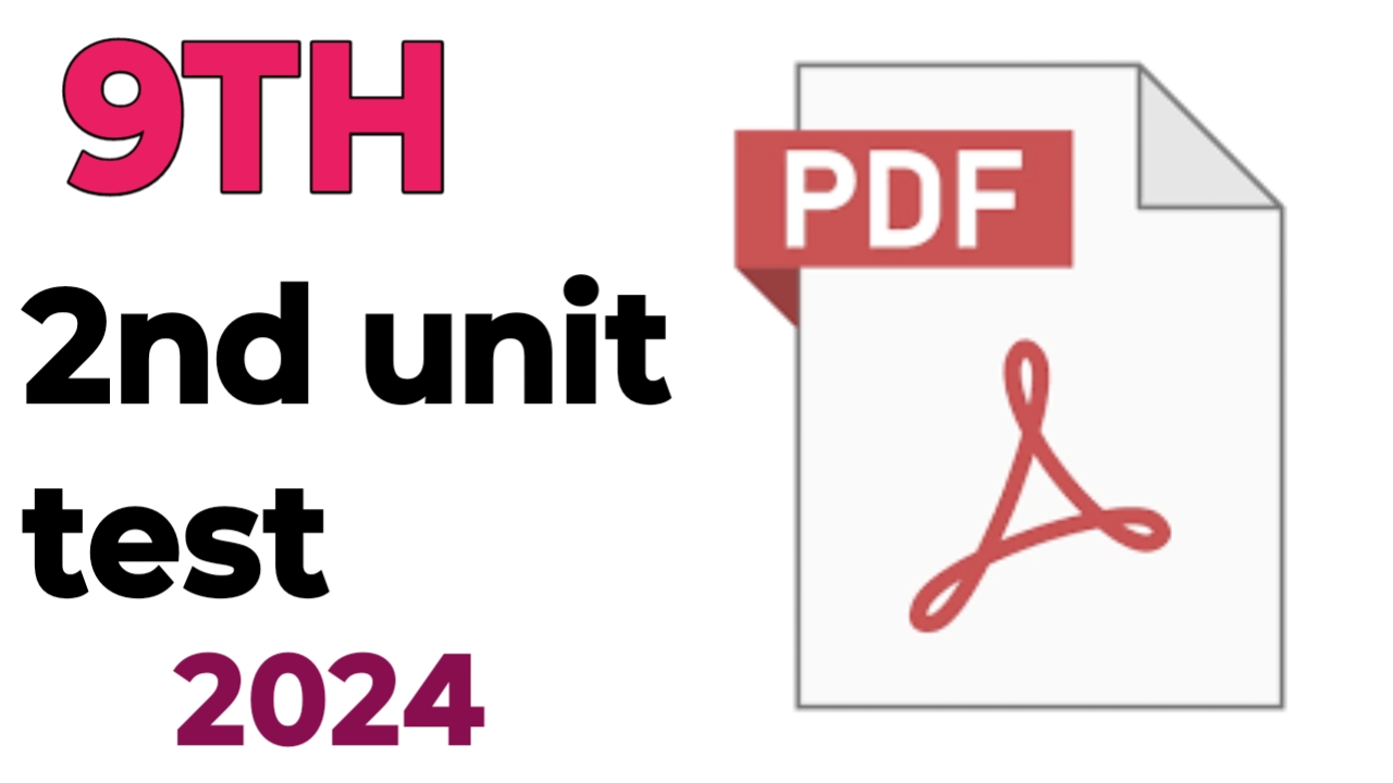 9TH  -  Hindi ( 9th 2nd unit test 2024 )